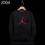 air jordan pulls manche longue col rond jordan big black jd04